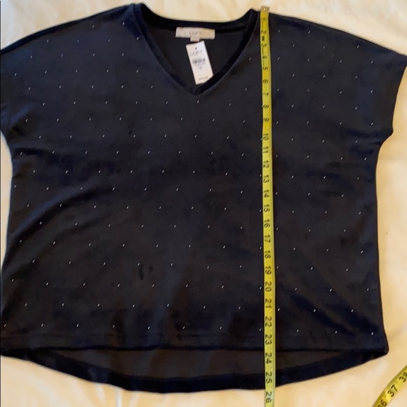 LOFT VELOUR SHORT SLEEVE TOP - Picture 7 of 15